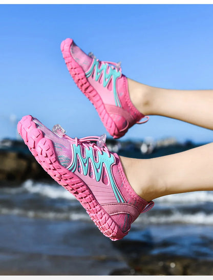 Buty do pływania dla dzieci, szybkoschnące buty plażowe, buty wodne dla chłopców i dziewczynek, buty sportowe do chodzenia boso, trampki do brodzenia, sandały dla dzieci do nurkowania, wędkowania i surfowania