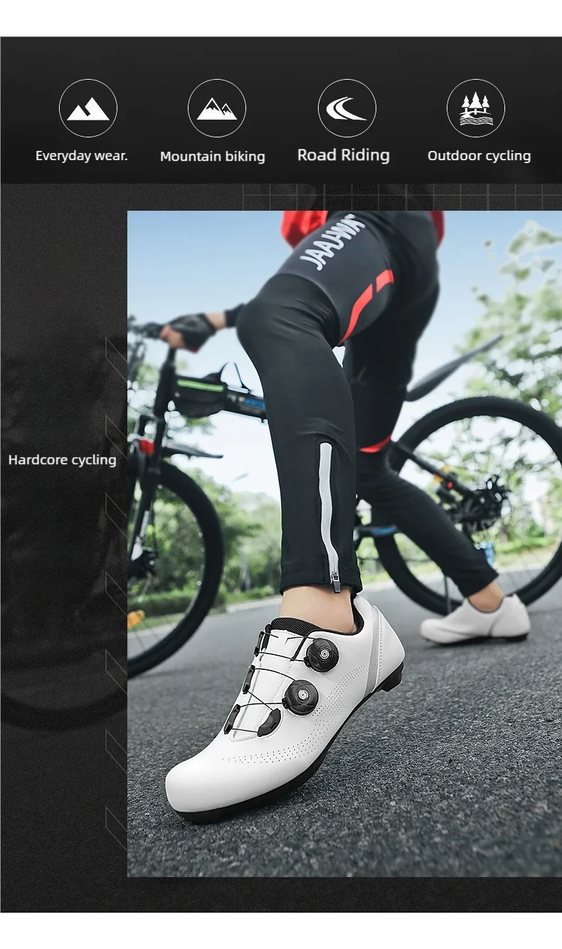 Speed Cycling Sneakers Road Bike Shoes Men Women Sports Route Cycling Shoes Self-locking Racing Bicycle Cleats SPD