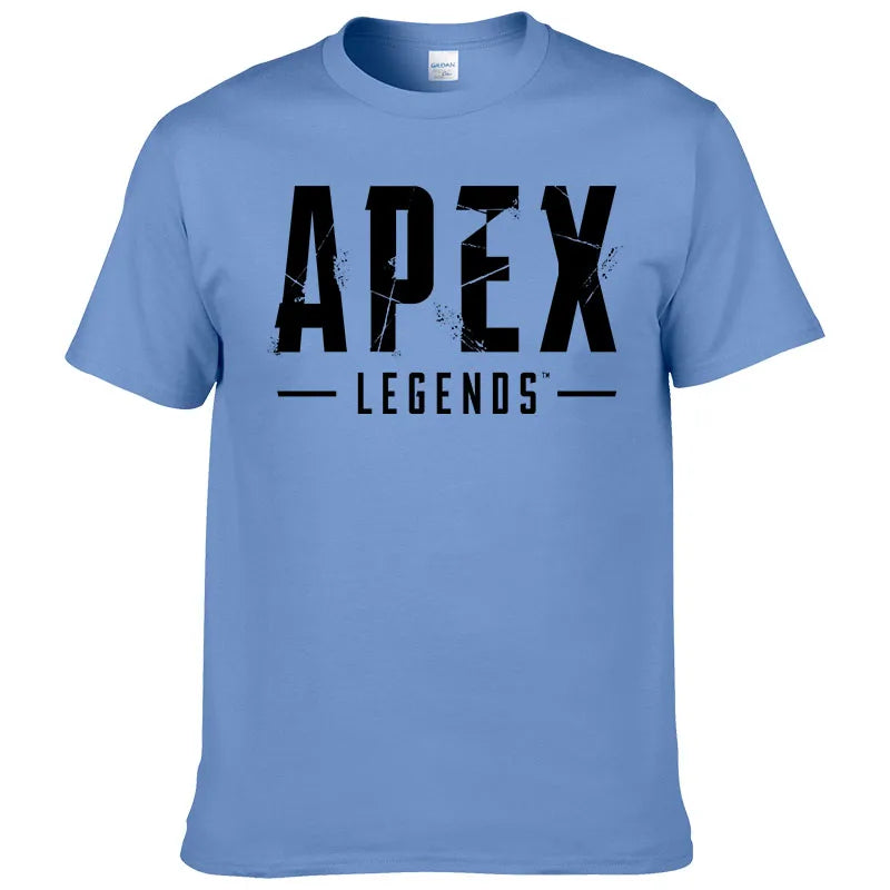 2026 Summer Streetwear T-shirt Men Fashion Casual Clothes Cotton Short Sleeve tshirt Printed Apex Legends T Shirt Harajuku Top