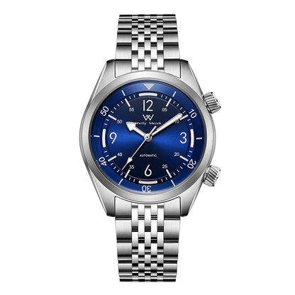 WM Watch Automatic Mechanical Watches Water Resistant Classic Casual Business Man Watch Welly Merck WM089M
