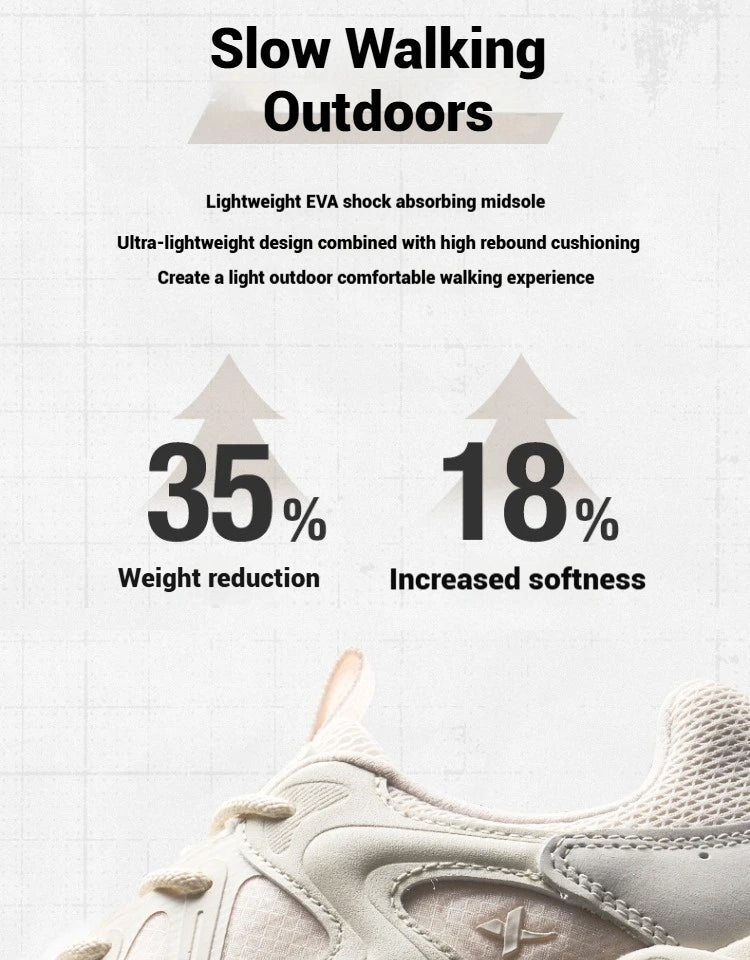 Xtep casual shoes 2025 spring and summer lightweight sports shoes with thick sole, fashionable street style sneakers 875319320004