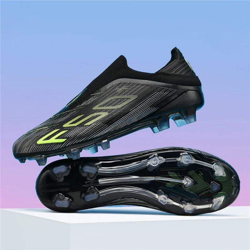 New Men's Football Boots Turf Comfortable Cleats Futsal Non Slip Soccer Shoes Sport Ultralight Fg Grass Indoor Adult Non-Slip