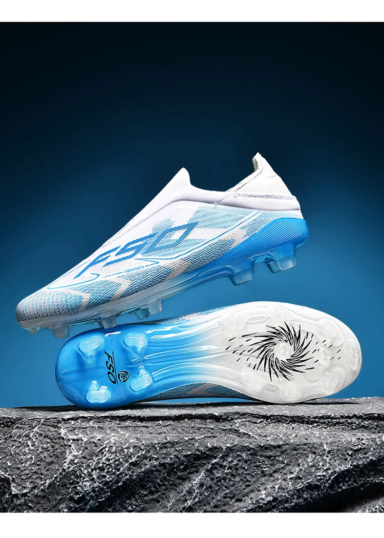 Men Soccer Shoes Cleats FG/TF Professional Original Women Football Boots Society Grass Indoor Training Unisex Non Slip Sneakers