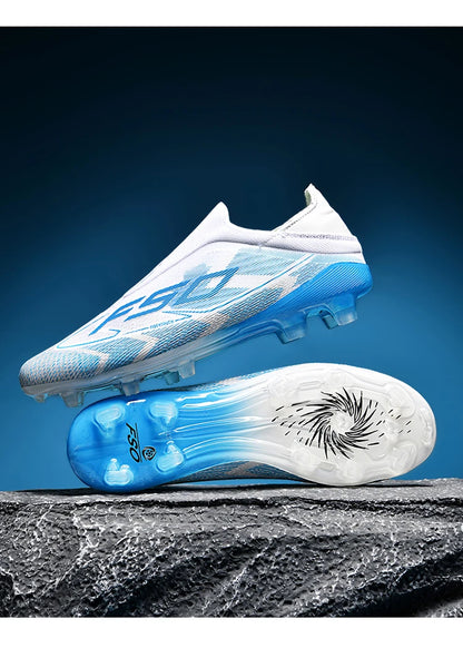 Men Soccer Shoes Cleats FG/TF Professional Original Women Football Boots Society Grass Indoor Training Unisex Non Slip Sneakers