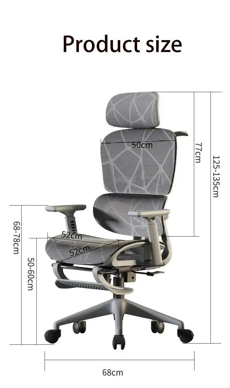 Support, Electronic Gaming Seat Computer Chair Back Adjustable Ergonomic Free Delivery Office Chair Wheelchair Furniture