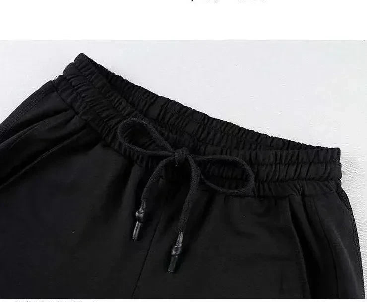 Calças Unissexo em Algodão Puro Dragon Ball Goku 2026 Verão Novo Produto Harajuku Estampado Anime Hip-hop Americano Largas e Casuais