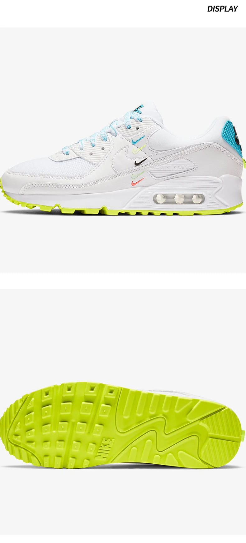Nike genuine men's and women's AIR MAX 90 QS casual sports low top running shoes CK7069-100
