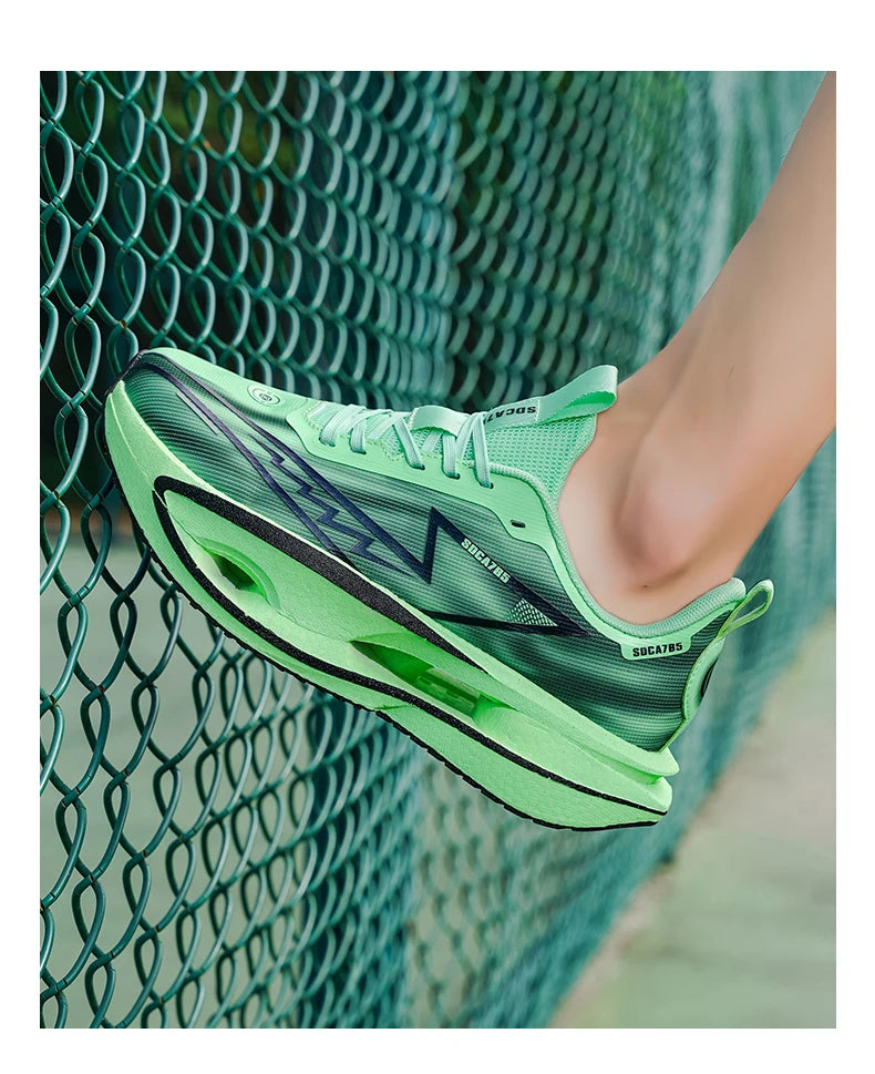 2026 Running Shoes Carbon Plate Marathon Men Sports Breathable Lightweight Women's Comfortable Athletic Antiskid Sneakers Casual