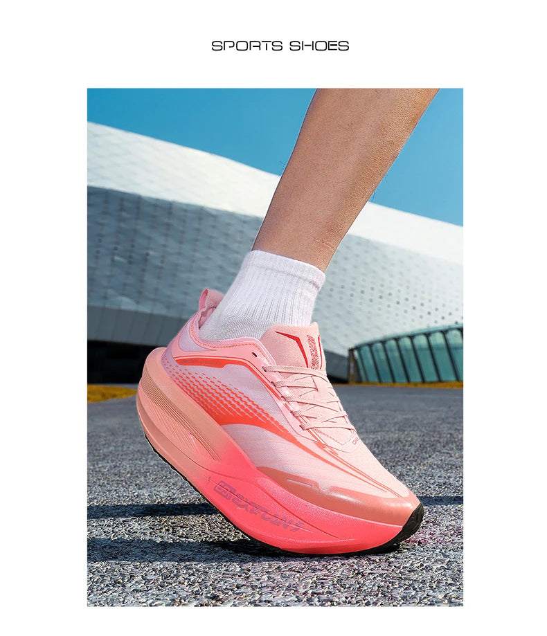 Marathon Men Running Shoes Carbon Board Speciality Sports Breathable Lightweight Women's Comfortable Chunta Athletic Sneakers