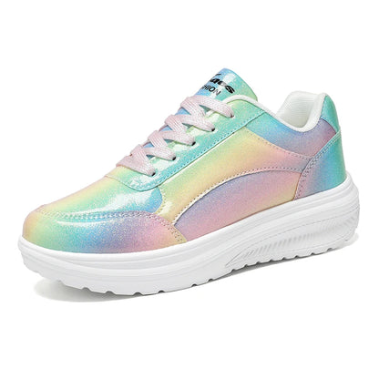 New Summer Fashionable Womens Sports Shoes Versatile Lightweight and Durable Running Shoes Shock-absorbing Daily Walking Shoes
