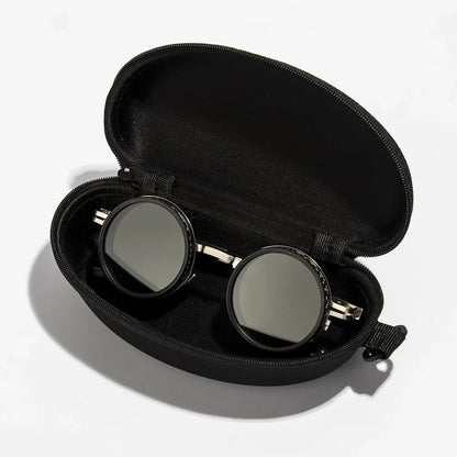New ND2-400 Adjustable Dimming Glasses 9 Level UV400 Fishing Sunglasses With Glasse Case ND Filter Sun Glasses Driving