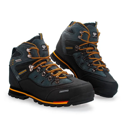 Men Climbing Shoes Outdoor Fashion Anti Slip Wear-resistant Hiking Boots Comfortable Waterproof Snow Walking Travel Sports Shoes