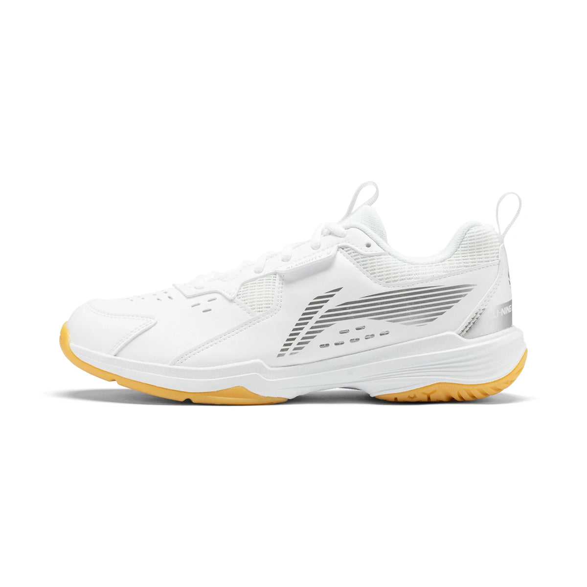 Buty treningowe do badmintona Li-Ning unisex z amortyzacją Cushion Bounce, oddychające, wygodne buty sportowe LiNing, praktyczne trampki AYTT001