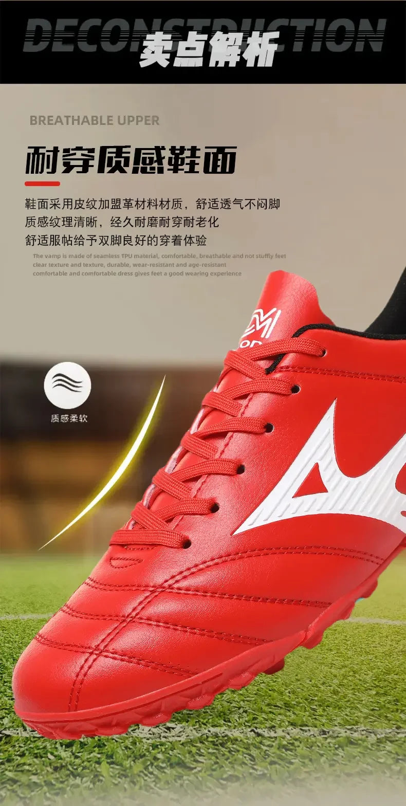 New Arrival Main Push  Soccer Cleats Long Broken Studs Outdoor Sports Football Shoes