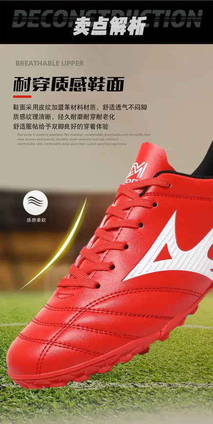 New Arrival Main Push  Soccer Cleats Long Broken Studs Outdoor Sports Football Shoes