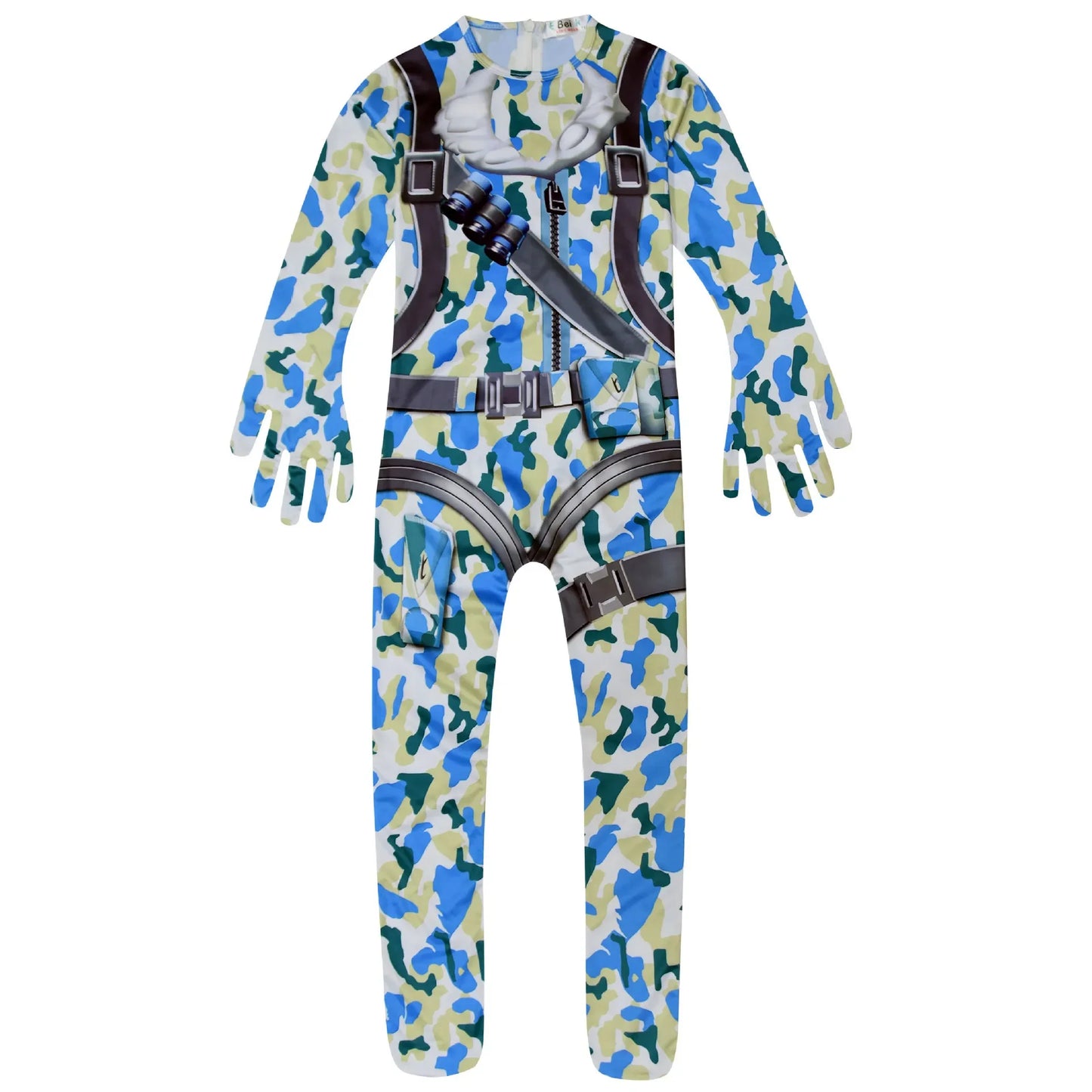 ❤★❤DJ Guerrilla Warfare Costumes Jumpsuits Kids Clown Cosplay Clothes Halloween Christmas Costume Party Game Cos Fortnite Co★♥★