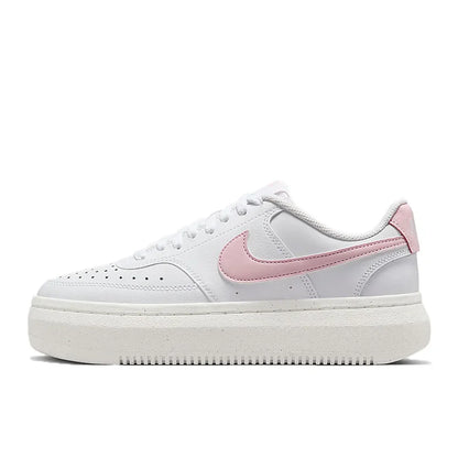 Nike Court Vision Alta Women's Low-Top Basketball Shoes Soft & Comfortable, Durable White/Black DZ5394-107
