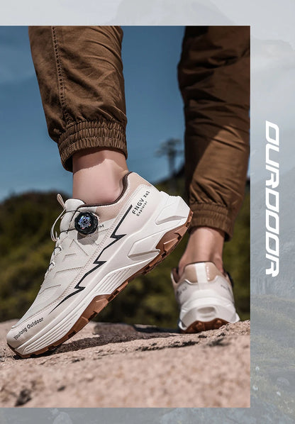 Mens Sneakers Casual Outdoor Anti Slip Shock-absorbing Versatile Off Road Hiking Shoes Comfortable Soft Sole Running Shoes Man