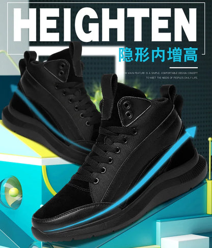 High-top Heightening Shoes Elevator Shoe Height Increase Footwear Men Height Increase Insole 6CM 8CM 10CM Sneakers Shoes