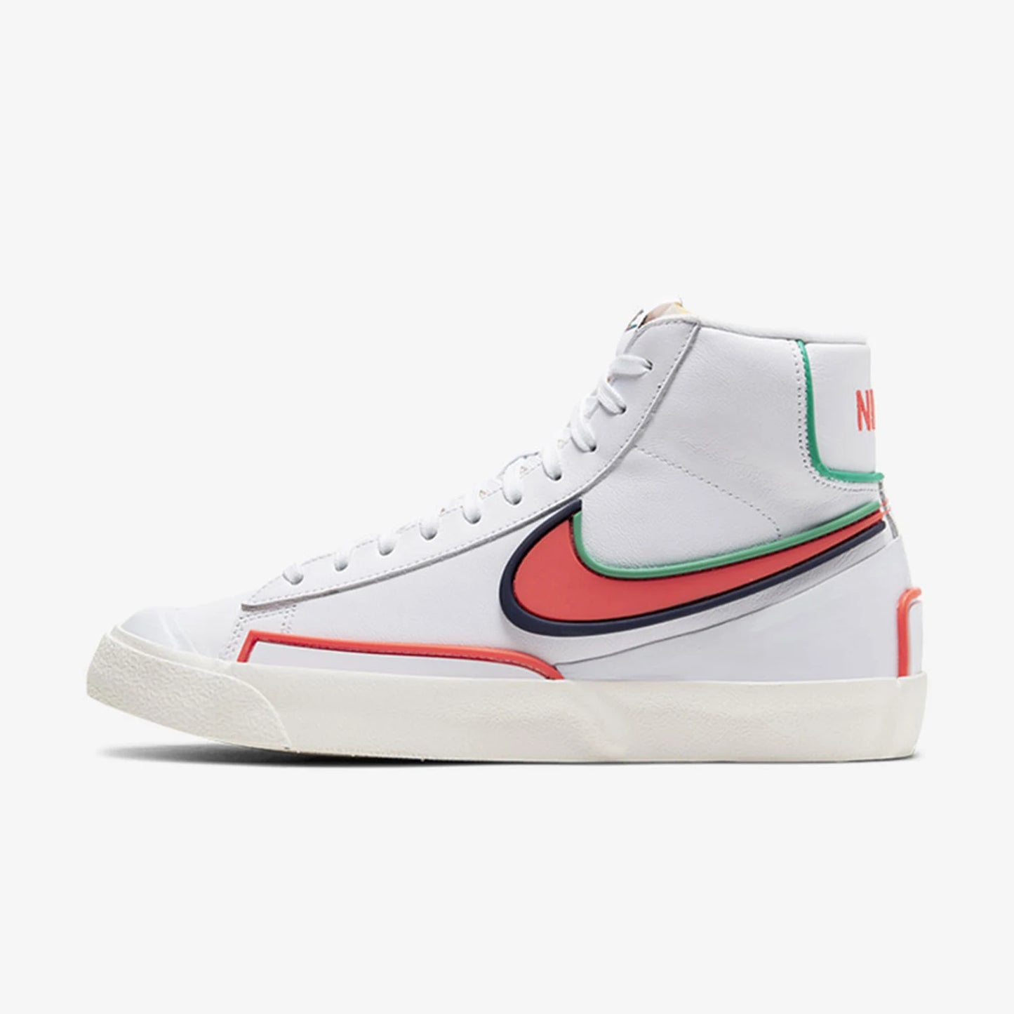 Nike BLAZER Trail Blazer genuínos para mulher, ténis clássicos de cano alto para desporto e lazer DC1746-103