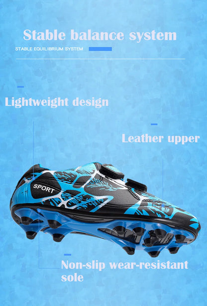Soccer Cleats for Men Women Breathable Lightweight Anti Slip Firm Ground for Outdoor Football Training Match Sports