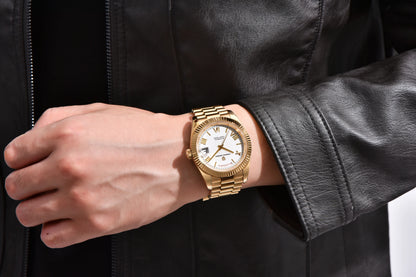 PAGANI DESIGN Men's Watches DD40 Gold White Luxury Automatic Watch Men Japan Movt Date Week Mechanical Watches For Men 2026 New