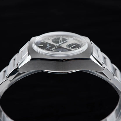 Sugess S419 Series 37mm Original Swanneck Movement Chronograph Master Mens Watch Mechanical Wristwatch Dome Sapphire Crystal New