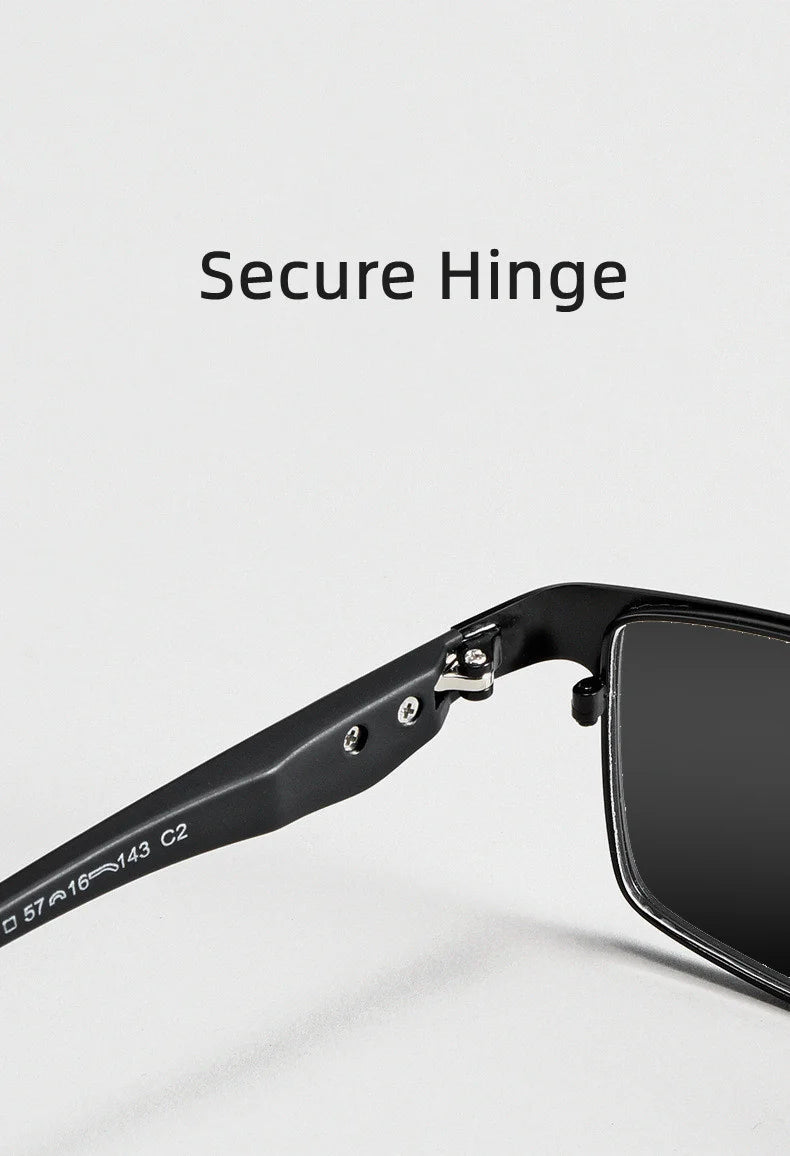 LOERHUNAR Brand Design for Men's Retro Business Myopia Sunglasses with Diopter 0 -0.75 -1.0  -1.5 -1.75 -2.0 -2.5 -3.0 to -6.0