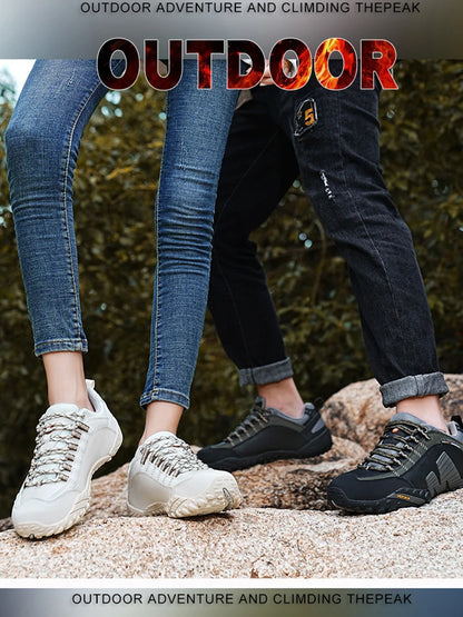 Buty górskie męskie z prawdziwej skóry, sportowe, antypoślizgowe, do wspinaczki i wędrówek, oddychające buty turystyczne
