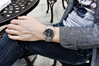 Orologi PAGANI DESIGN 2026 nuovi, meccanici di lusso oro e argento da uomo, in acciaio inossidabile, vetro zaffiro, automatici