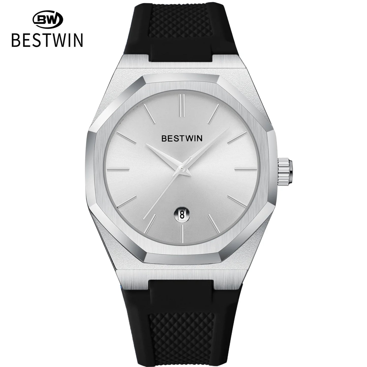 Luxury Quartz Wristwatch Silicone Strap reloj hombre Sport Watch for Man Fashion Date Original Waterproof Clock
