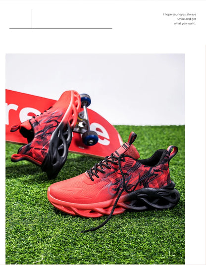 Men Running Shoes Breathable Mesh Sports Shoes Cushion Casual Sneakers Lightweight Comfortable Tennis Shoes﻿ Athletic Footwear