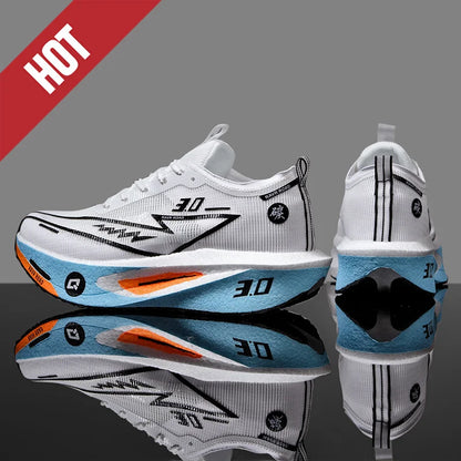 Air Running Shoes Men Sports Marathon Carbon Plate Breathable Lightweight Women Comfortable Athletic Leisure Sneakers Soft Sole
