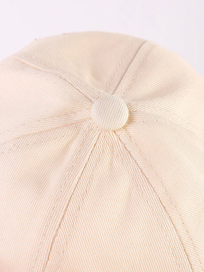 Unisex-baseballkepsar med broderade bokstäver, tvättbara, för vår och höst, justerbara fritidskepsar för utomhusbruk, solskyddskepsar för barn