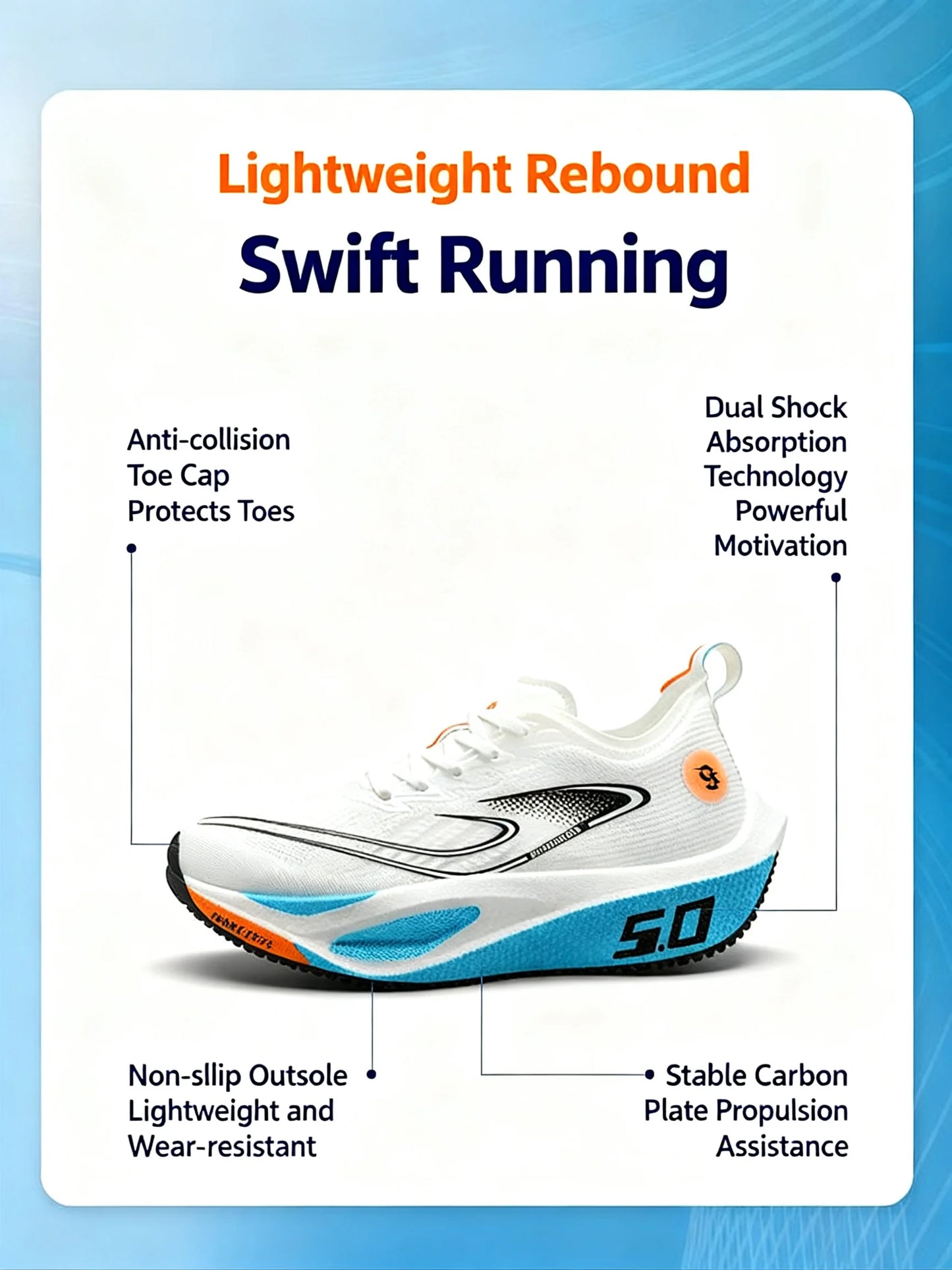 Unisex 2025 Full Carbon Plate Running Shoes Professional Marathon Racing Lightweight Bounce Cushion Breathable Sports Sneakers