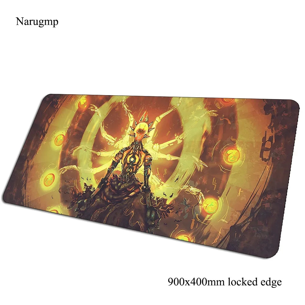 Tapete de rato Overwatch de aniversário, tapete para computador 900x400x3mm, tapete de rato gaming grande, presente para rato e teclado, jogos PC gamer, secretária