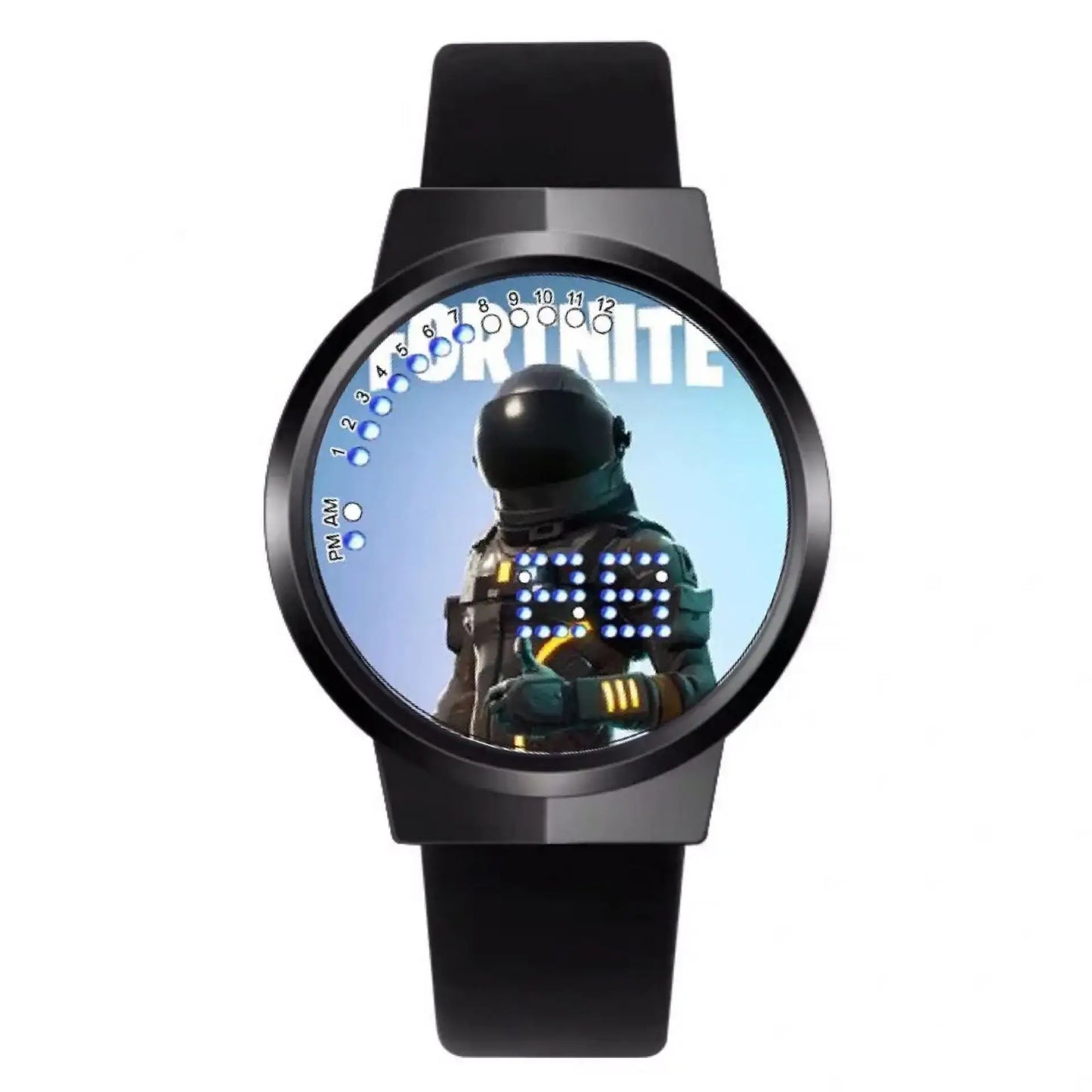 Orologio Fortnite Cute Fashion Cartoon personalizzato Kawaii Touch con luce notturna LED, orologio elettronico per studenti, regalo per amici