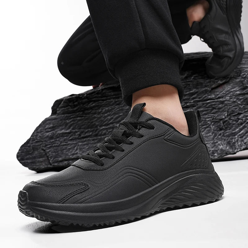 Autumn and Winter Men's Waterproof Sneakers Soft and Cushion Sport Shoes For Walking Plus Size 39-48 Casual Shoes For Men
