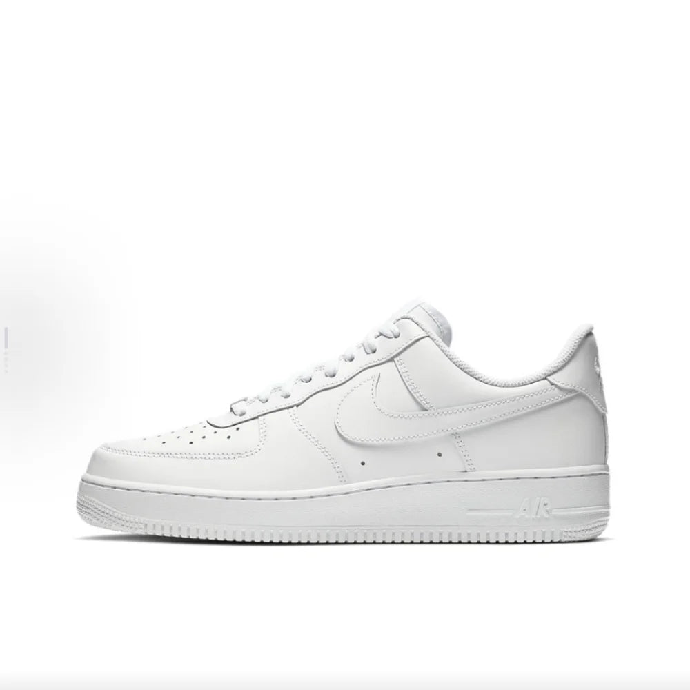 Nike Air Force 1 “Panda” Leather Casual Low-Top Sneakers Unisex White/Black DV0788-001