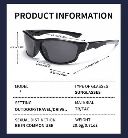 Okum fashion polarized glasses UV400, anti UV, glare, strong light, suitable for cycling, driving, fishing, etc