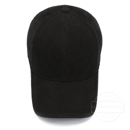 Trendy ArmyGreen Winter Baseball Caps For Men Luxury Women Corduroy Cap Snapback Hip Hop Trucker Hats Casquette Homme