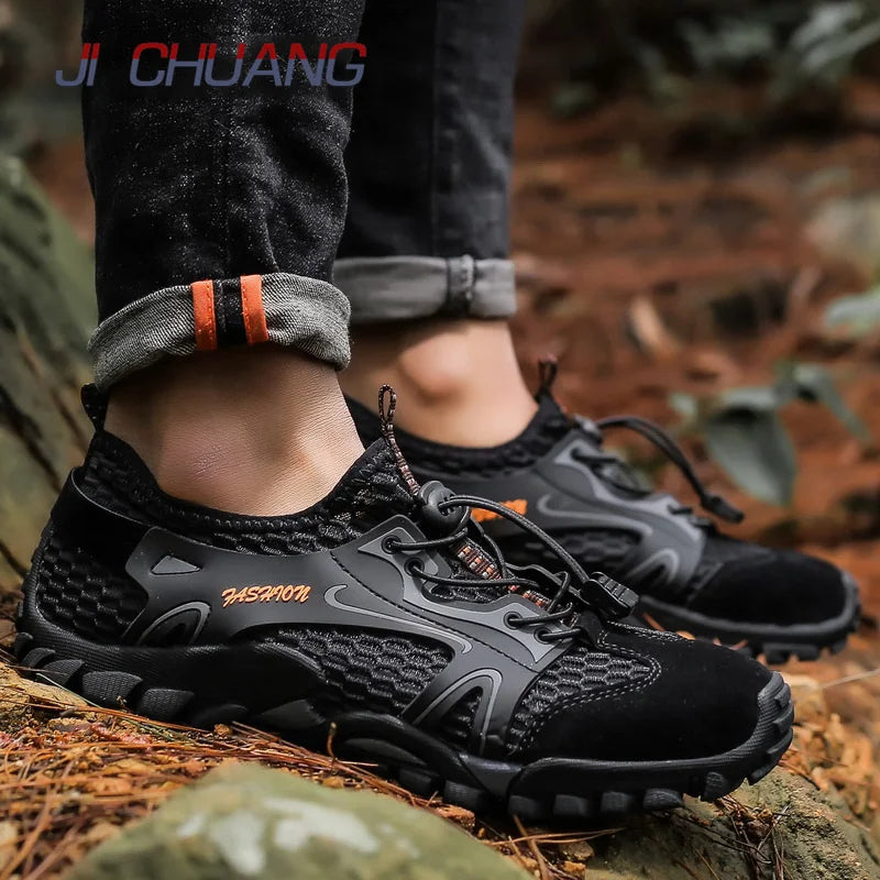 39-50 Water Shoes Men Quick Drying Swim Beach Aqua Shoes for Water Sport Diving Hiking Sailing Travel Sneakers  mountaineering