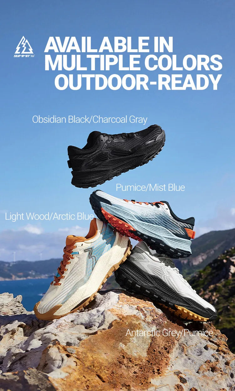 361 Degrees WUXIA 2.0 Lightweight Soft Airy Rebound Cushioning Non-Slip Outdoor Hiking Versatile Sneaker Male 672542201