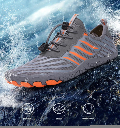 Men Women Water Shoes Aqua Shoes Drainage Beach Sports Swim Sandals Quick Dry Boating Barefoot Diving Fishing Surfing Sneakers