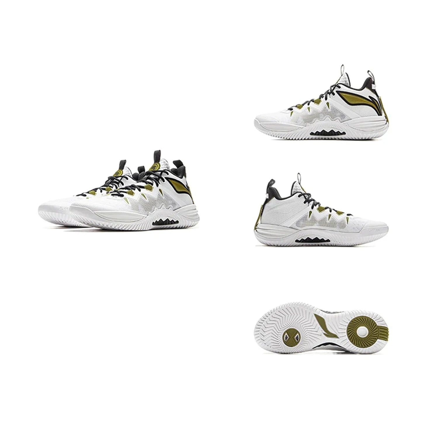 Li-Ning Men's BADFIVE STORM 2025 Outdoor Basketball Shoes BOOM Cushioning TUFF OS Wearable LiNing Sports Sneakers ABFV017