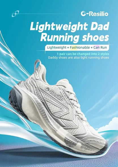 ONEMIX 2026 Lightweight Dad Damping Sneakers Men Cushioning Running Sports Casual Shoes For Women Soft And Elastic 25216
