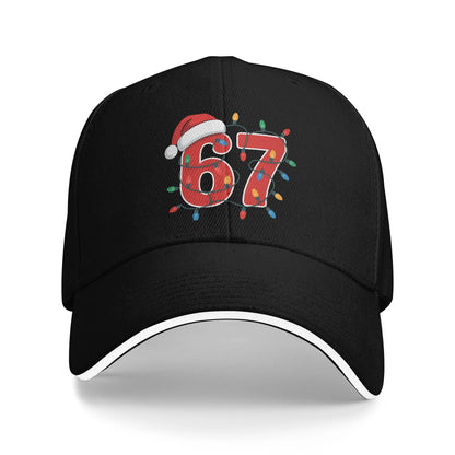 67 Six Seven 6-7 Casquette de baseball « Popular Steal » Brainrot Gaming Meme Sandwich Caps Hommes Femmes Respirante Dad Hat Plein air