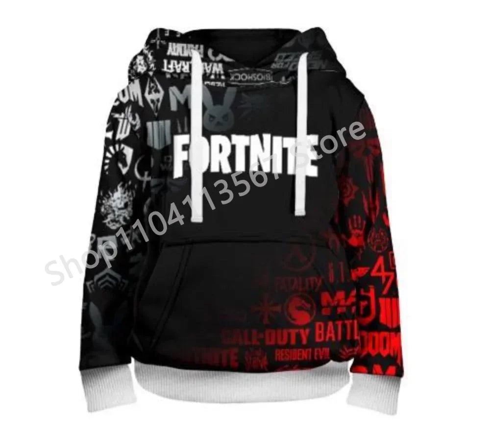 Sweatshirts com Capuz Llama Battle Royale F-Fortnited com Impressão 3D para Homem, Mulher e Criança, Rapaz e Rapariga, Pullover Streetwear Verde