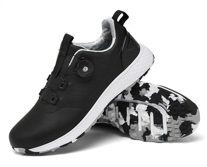 Hot Sale Waterproof Golf Shoes Unisex Outdoor Non-Slip Golf Sneakers Men Luxury Comfortable Golfer Footwear Women Walking Shoes