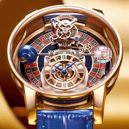 PINDU Upgraded Version Pindu Russian Roulette Celestial Series Quartz Watch Men's Astronomical Casino Las Vegas Men's Watch